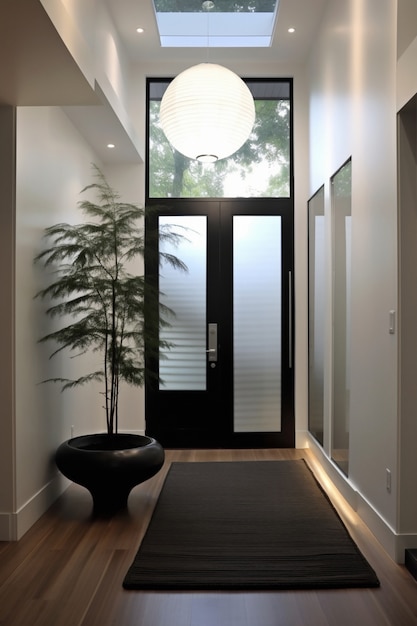 Free photo ai generated of modern styled entryway