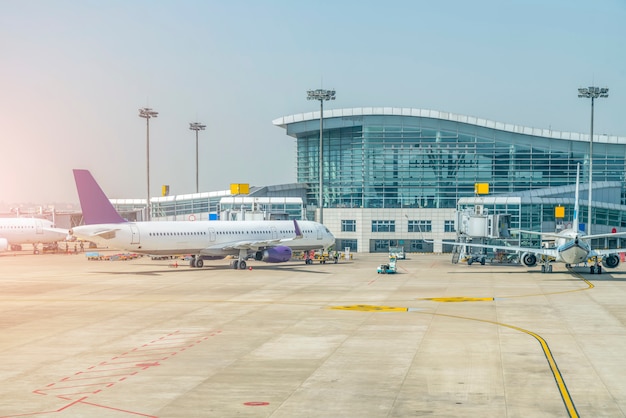 Foto gratuita terminal dell'aeroporto