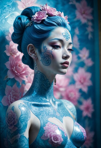 Asian tattoed girl