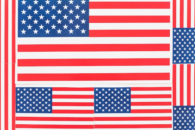 Free photo background flags of america