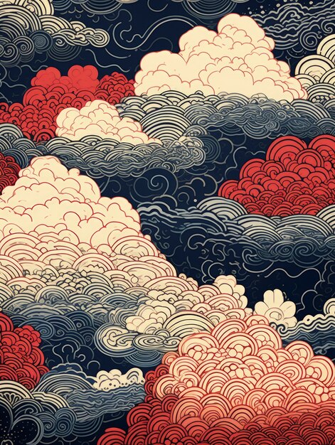 Beautiful clouds  digital art