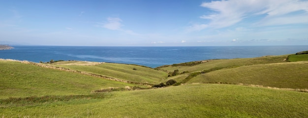 Foto gratuita splendida vista panoramica sull'oceano