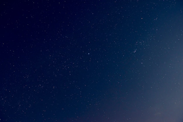 Free photo beautiful night sky with shiny stars