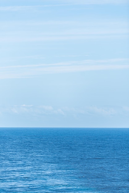 Free photo beautiful photo of the sea and sky