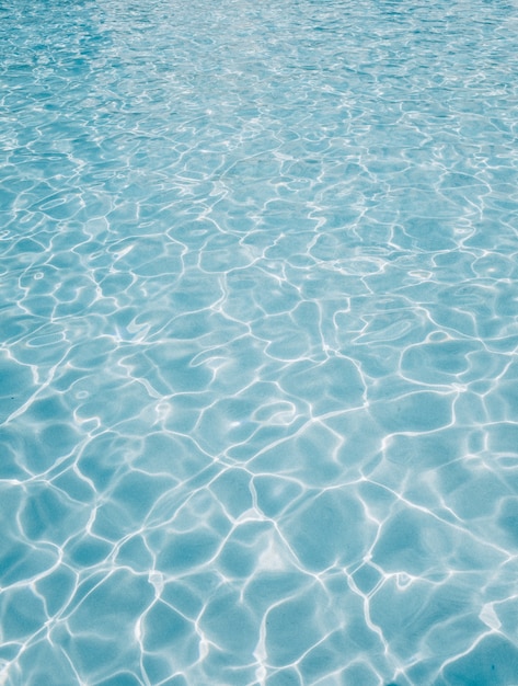 Free photo beautiful shot of rippling crystal blue water for background