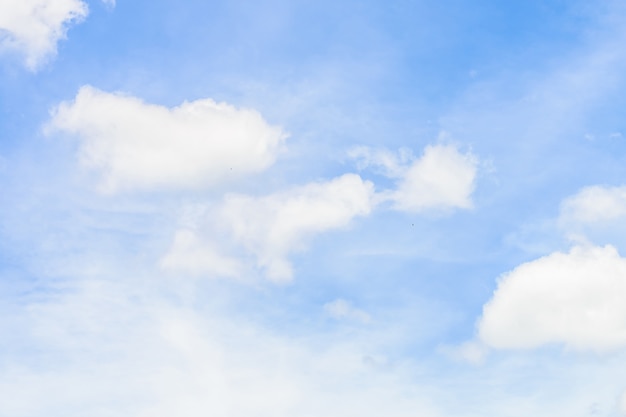 Beautiful White cloud on blue sky nature background