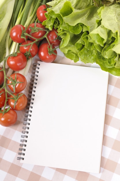 Free Photo blank cookbook