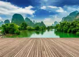 Free photo blue mountains famous tourism scenery lijiang