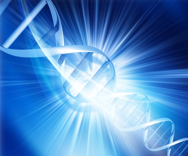 Free Photo bright dna