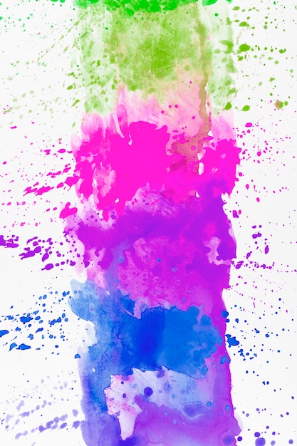 Free photo bright splashes of pigment