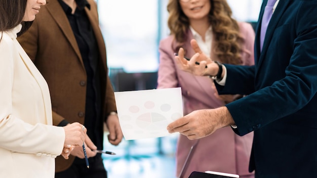 Free Photo business meeting in an office