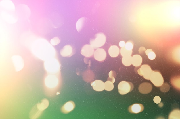 Free photo christmas background of bokeh lights with vintage effect