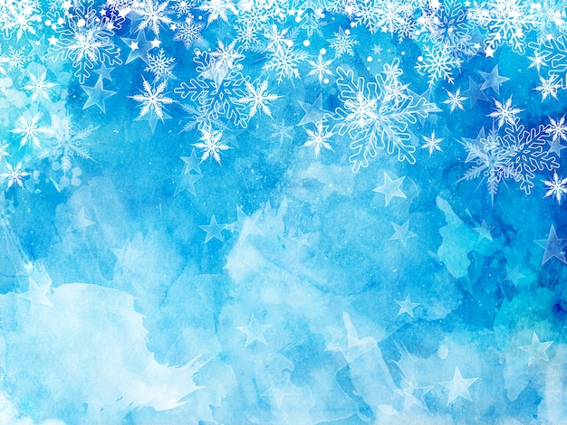 Free Photo christmas snowflakes and stars