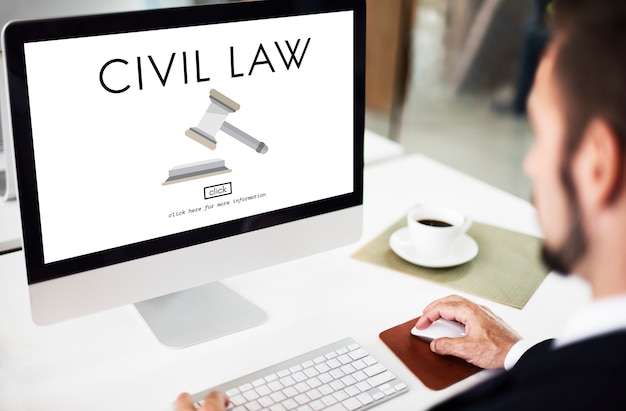 Free photo civil law common justice legal regulation rights concept