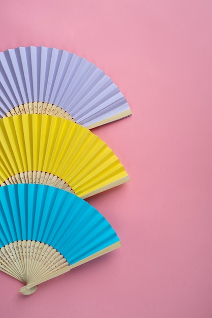 Close up on delicate fans