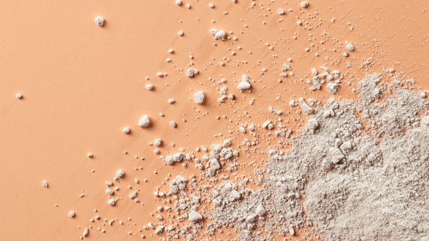 Free photo close up mixture of clay powder