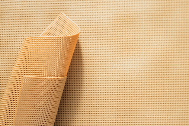 Free photo close up on perforated fabric