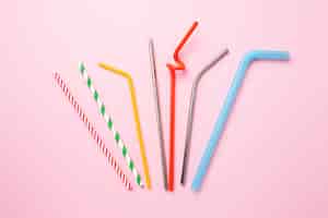 Free photo close up on sustainable straw alternatives