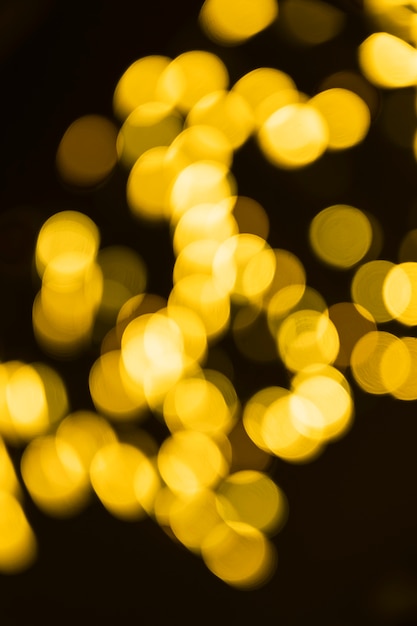 Free photo close-up yellow light spots