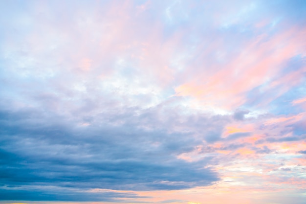 Free photo cloud on sky in twilight times