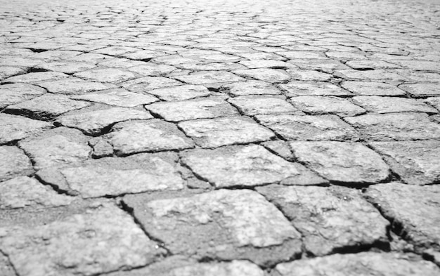 Free photo cobblestone road