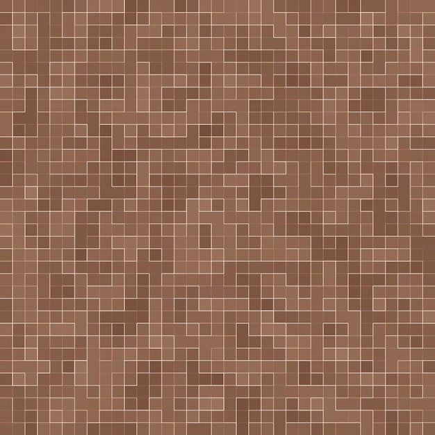 Free photo colored ceramic stones. abstract smooth brown mosiac texture abstract ceramic mosaic adorned building. abstract seamless pattern.