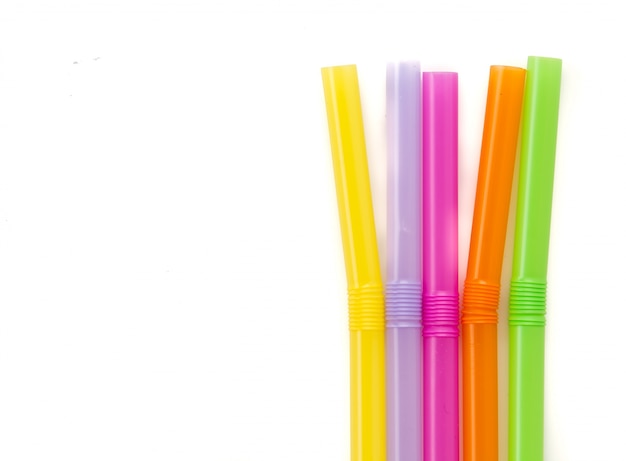 Free photo colorful straw