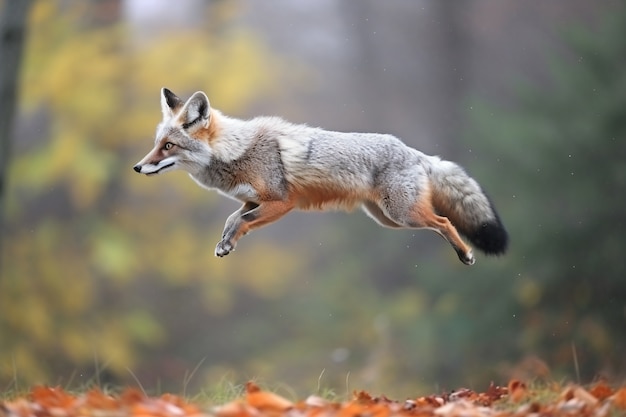 Free Photo cute fox in nature