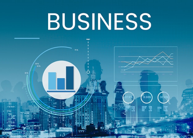 Free Photo data analysis results summary graph chart graphic