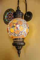 Free photo decorative arab lamps