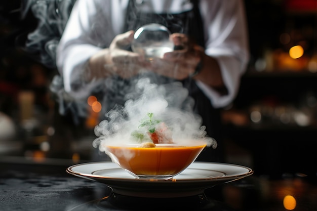 Foto gratuita delizioso cibo cotto al fumo