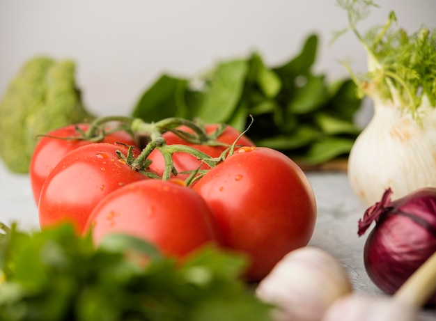 Delicious tomatoes for healthy salad