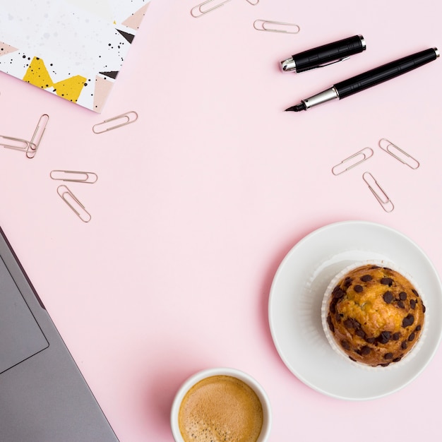 Desk with objects