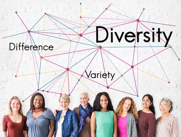 Foto gratuita differenza varietà diversità lavoro di squadra successo