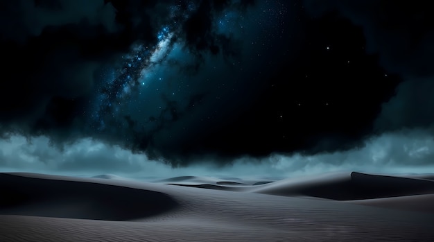 Free photo digital art dark cosmic night sky