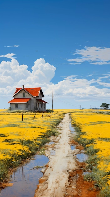 Free photo digital art isolated house