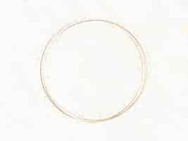 Free photo elegant circle frame