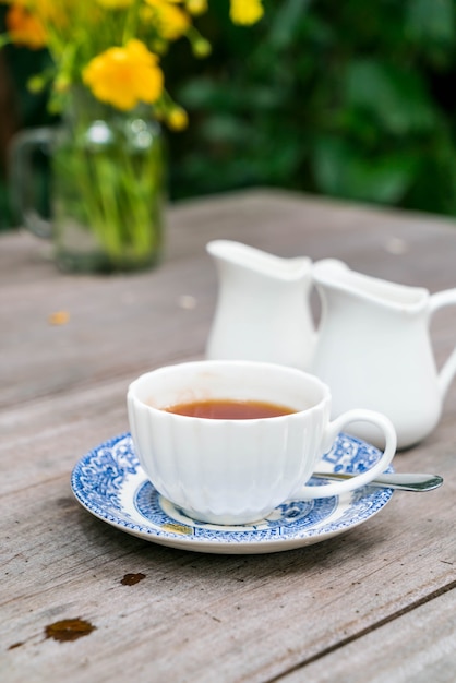 Free Photo english tea on the table