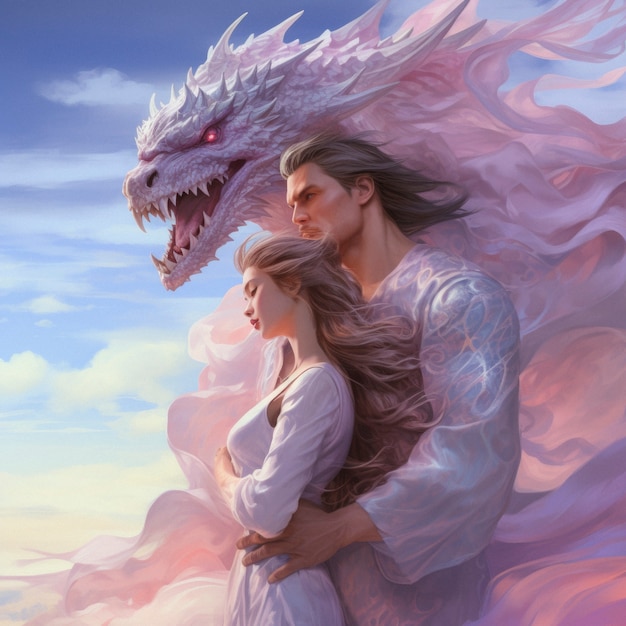 Fantasy characters experiencing love