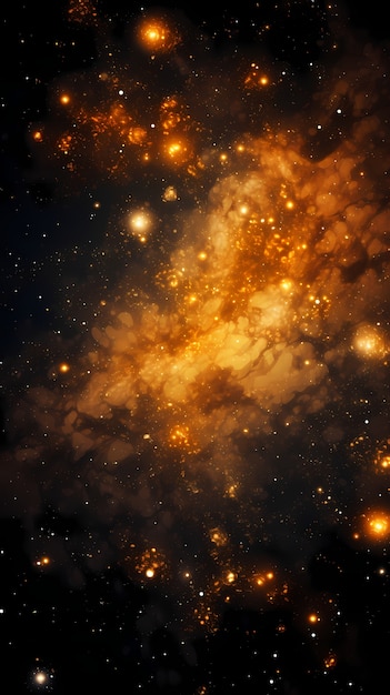 Free photo fantasy style galaxy background