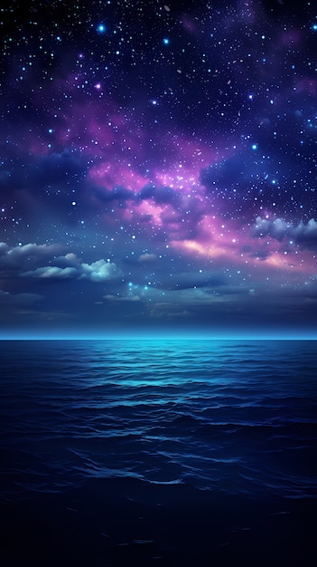 Free photo fantasy style galaxy background