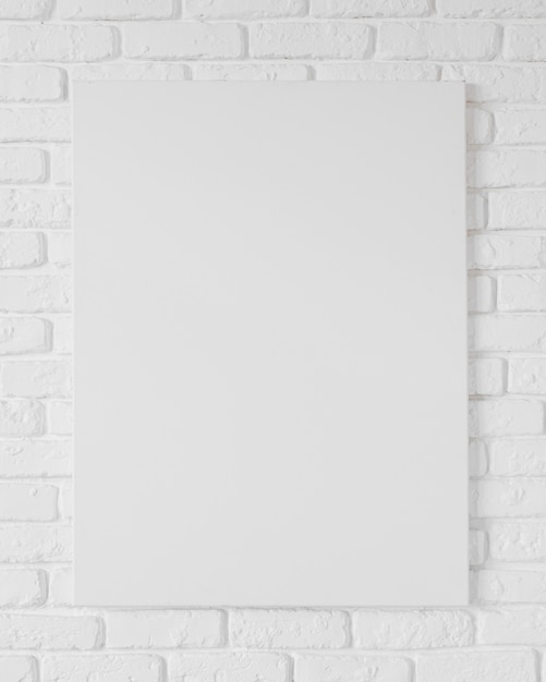 Free Photo front view of blank frame concept