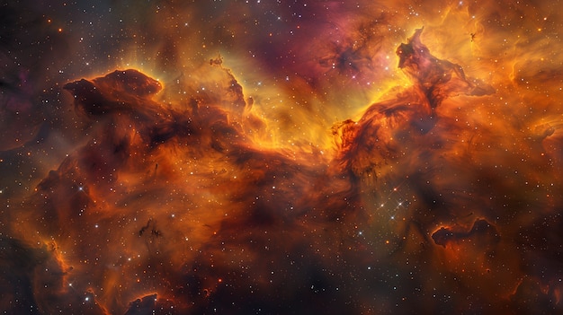 Free photo galaxy wallpaper in warm colors