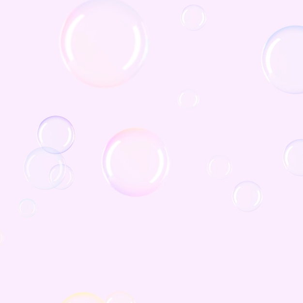 Free photo gradient bubble pattern pink background