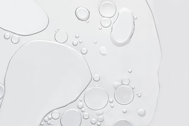 Free photo gray abstract background abstract oil bubble in water wallpaper