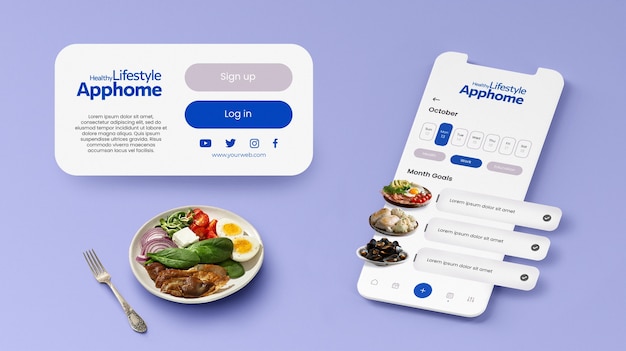 High angle nutritional counter app composition