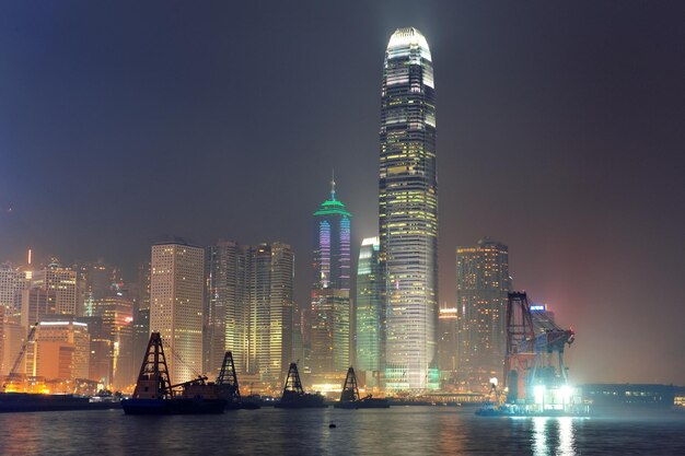 Hong Kong night view