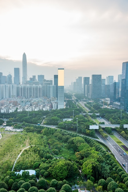 Free photo hong kong traffic view