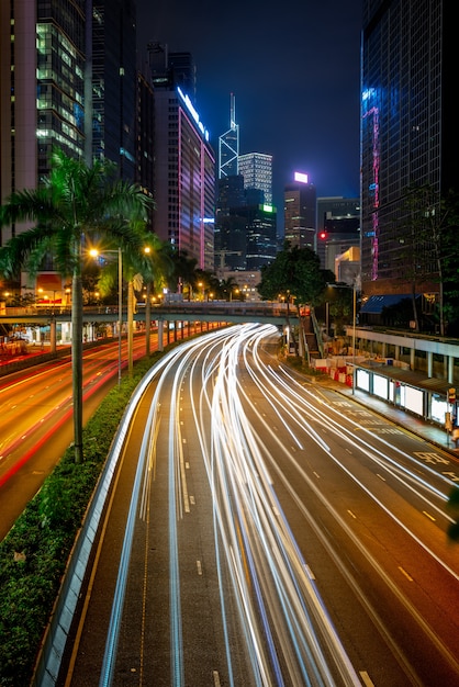 Hong Kong traffic view