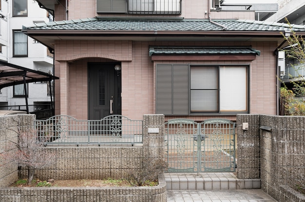 Free photo house entrance japanese culture